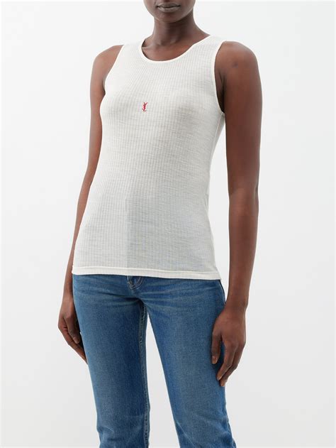 ysl replica tank top|Saint Laurent Tank Tops for Women for sale .